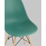 Стул Eames Style DSW серо-зеленый x4 (разборный каркас)