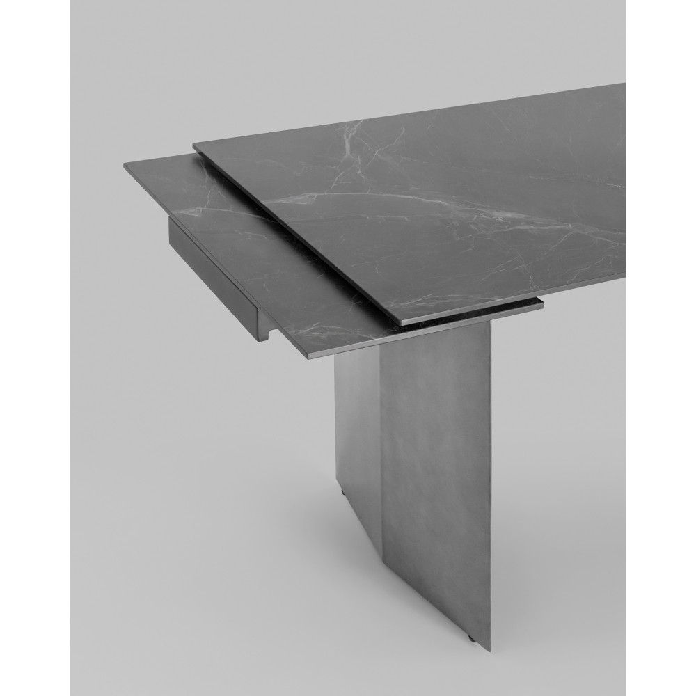 Стол обеденный Селин раскладной 180-260*90 керамика темная Стол обеденный Селин раскладной 180-260*90 керамика темная