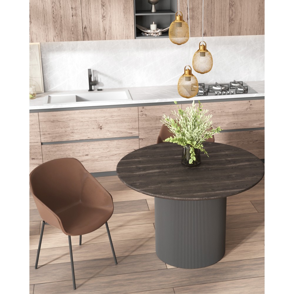 Стул Ashby экокожа светло-коричневый Стул Ashby экокожа светло-коричневый