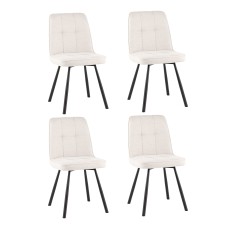 Стул Trell кремовый 4 шт. Стул Trell кремовый 4 шт.