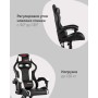 Кресло спортивное TopChairs Shadow черно-красный