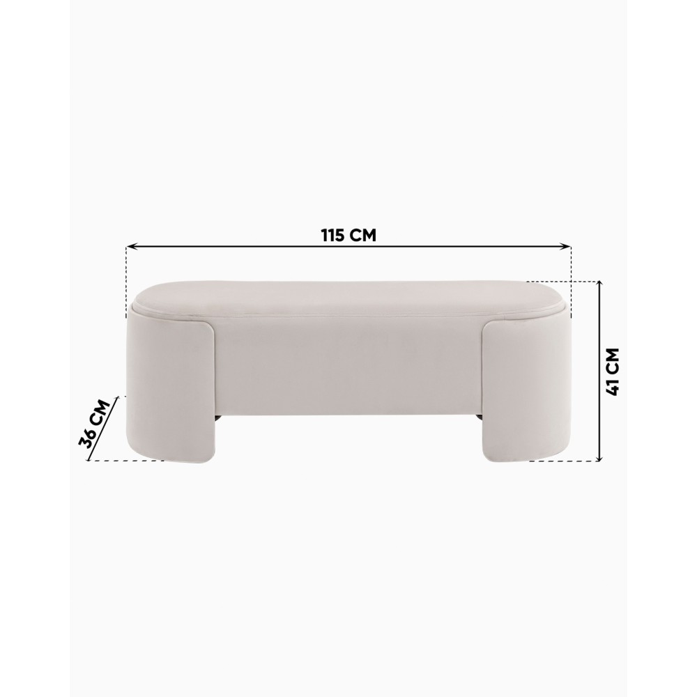 Банкетка Taks букле капучино Банкетка Taks букле капучино