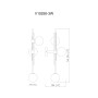 Светильник настенный Moderli V10250-3W Sience