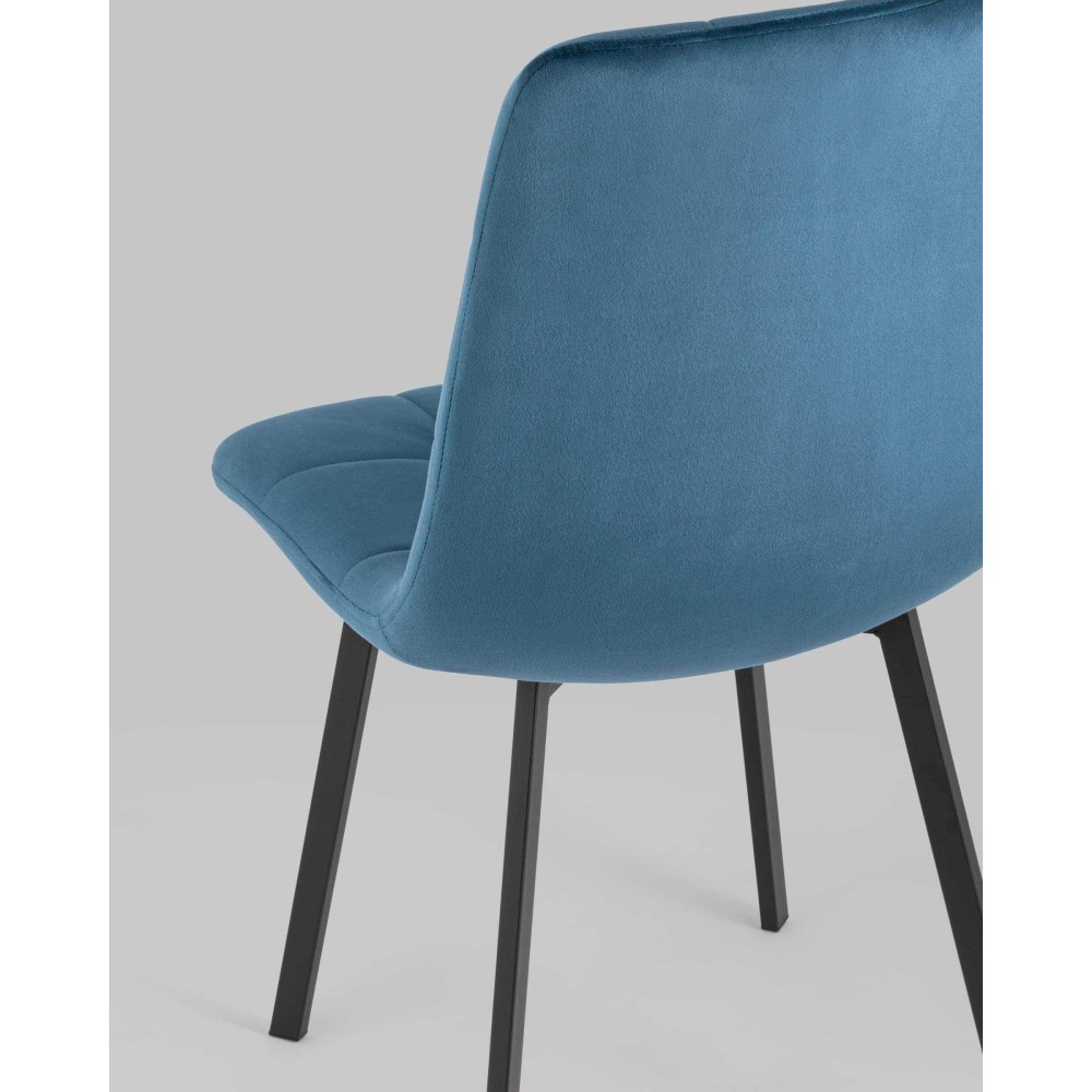 Стул Chilly велюр сине-зеленый Стул Chilly велюр сине-зеленый