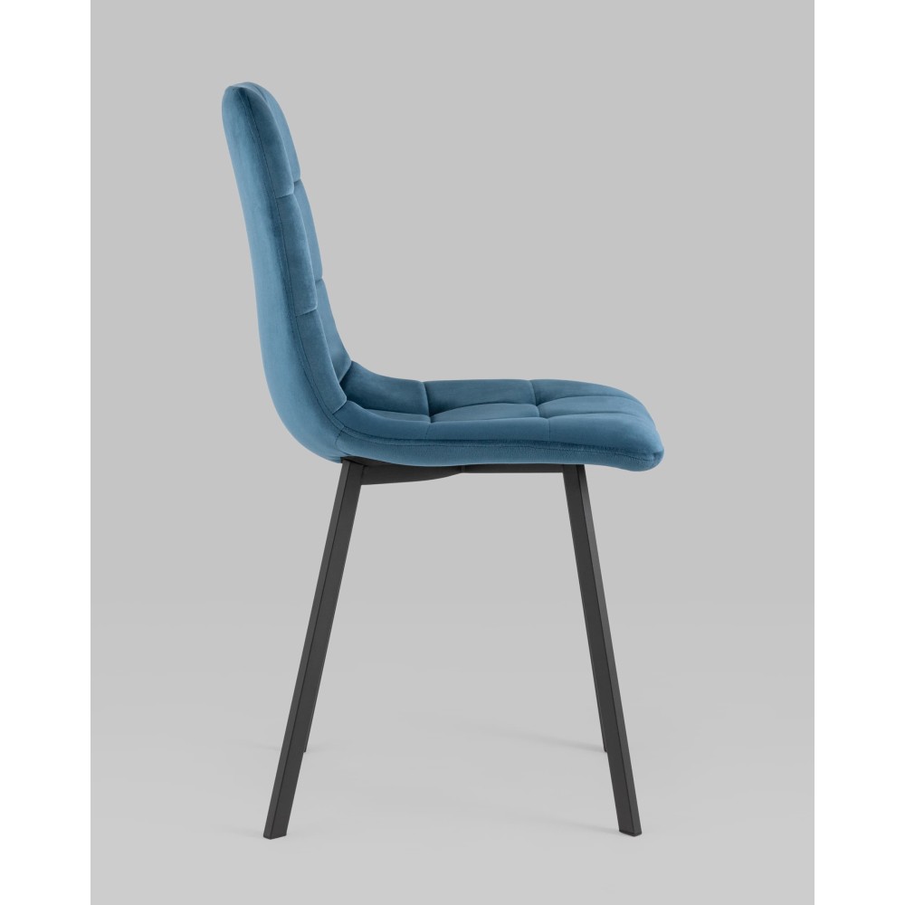 Стул Chilly велюр сине-зеленый Стул Chilly велюр сине-зеленый
