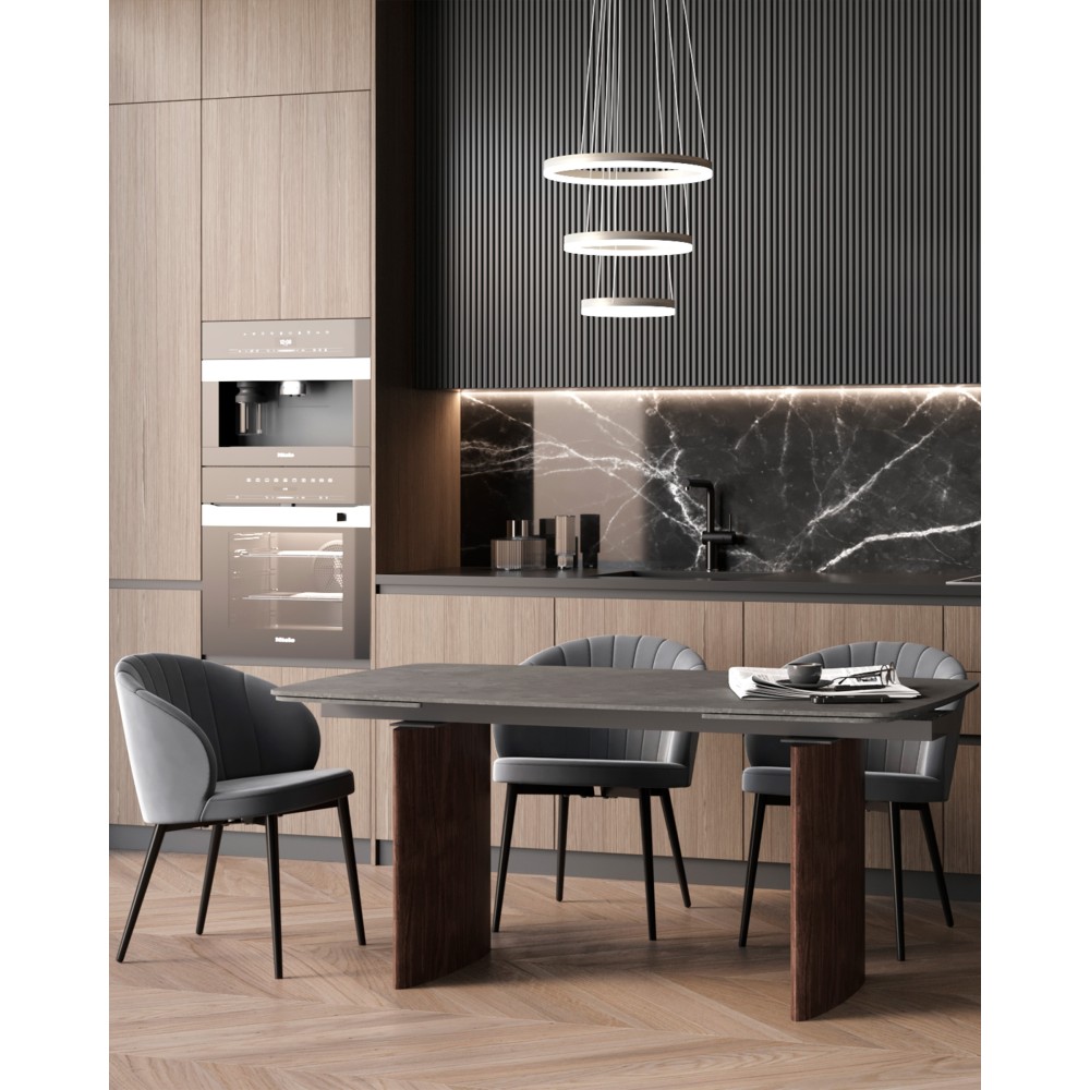 Стул Lastura велюр серый Стул Lastura велюр серый