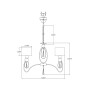 Люстра подвесная Moderli V2585-5P Dark
