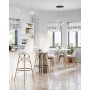 Стул Eames DSW барный белый