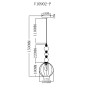 Светильник подвесной Moderli V10902-P Charm