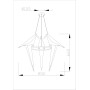 Подвесной светодиодный светильник Moderli V3071-3PL origami Birds 3*LED*6W