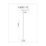 Светодиодный торшер Moderli V4091-FL True