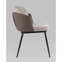 Стул Пенелопа рогожка серый с серой экокожей 2 шт.