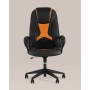 Кресло игровое TopChairs ST-CYBER 8 черный/оранжевый