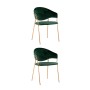 Стул Эвита зеленый 2 шт