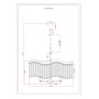 Люстра подвесная Moderli V10767-6P Wave