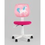 Кресло компьютерное детское ЛОЛО Unicorn, пластик белый