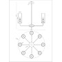 Потолочная люстра на штанге Moderli V10021-8P Metric