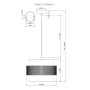 Светильник подвесной Moderli V10490-1P Gela