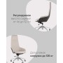 Кресло руководителя TopChairs Soulo светло-серый, коричневый Кресло руководителя TopChairs Soulo светло-серый, коричневый