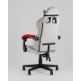 Кресло спортивное TopChairs Phantom ткань серо-красный