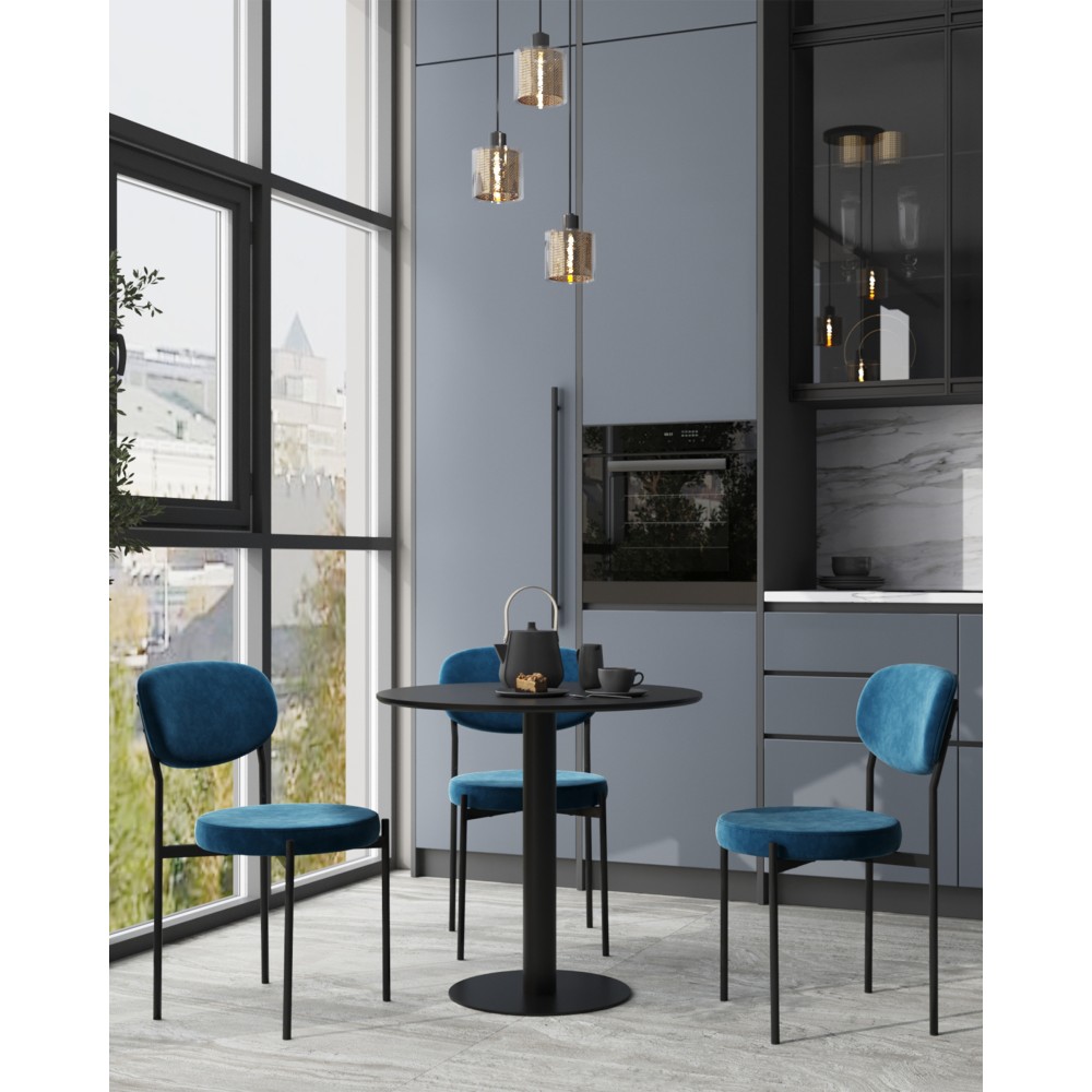 Стул Бриф SN велюр синий Стул Бриф SN велюр синий