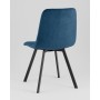 Стул Одди Original Square велюр синий (набор 4 шт)