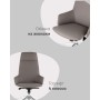 Кресло руководителя TopChairs Bow серый Кресло руководителя TopChairs Bow серый