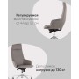 Кресло руководителя TopChairs Bow серый Кресло руководителя TopChairs Bow серый