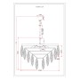 Люстра подвесная Moderli V10785-12P Souls