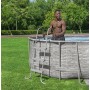 Каркасный бассейн Bestway Power Steel Swim Vista 56714 (427x250x100, с фильтр-насосом и лестницей)