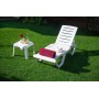 Шезлонг Ellastik Plast Атлант 186x63x32 (шоколадный)