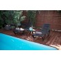 Шезлонг Ellastik Plast Атлант 186x63x32 (шоколадный)