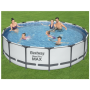 Каркасный бассейн Bestway Steel Pro Max (457x107, с фильтр-насосом, чехлом, диспенсером и лестницей)