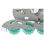 Роликовые коньки Ricos Kudo PW-128 S (р-р 31-34, бирюзовый/серый)