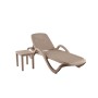 Шезлонг Ellastik Plast Capri Плетеный 195x73x41 (какао)