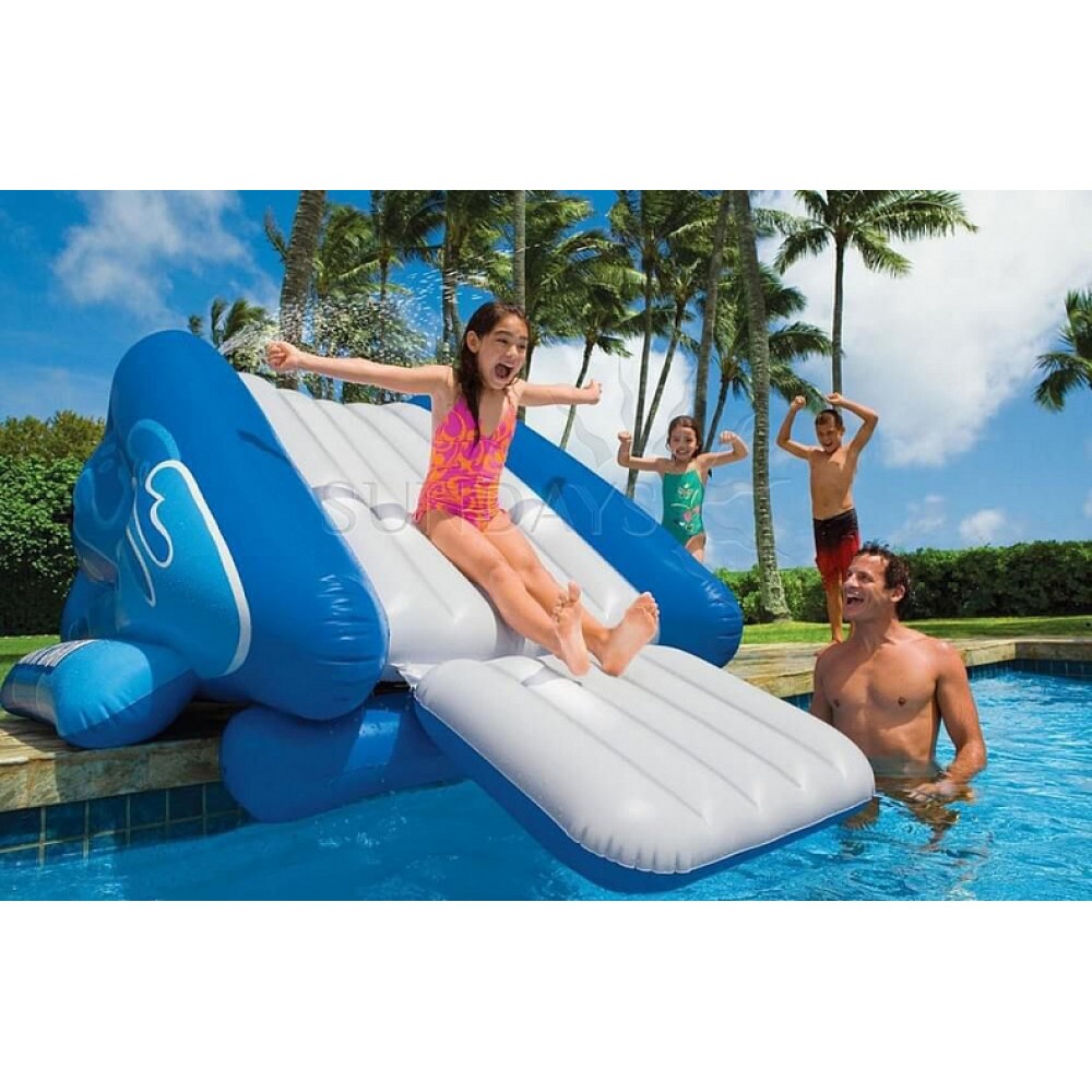 Водный игровой центр Intex Надувная горка / 58849 Водный игровой центр Intex Надувная горка / 58849