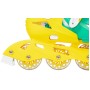 Роликовые коньки Ricos Kudo PW-128 S (р-р 31-34, бирюзовый/желтый)