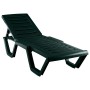 Шезлонг Ellastik Plast Атлант 186x63x32 (темно-зеленый)