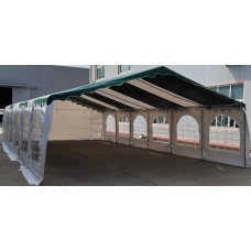 Торговая палатка Sundays Party 6x12 (белый/зеленый)