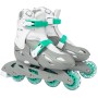 Роликовые коньки Ricos Kudo PW-128 L (р-р 39-42, бирюзовый/серый)