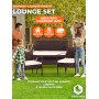Лаундж сет [диван+2кресла+столик+подушки] (мод.210000)