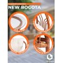 ТЕРРАСНЫЙ КОМПЛЕКТ " NEW BOGOTA " (2 кресла + стол) /с подушками/