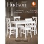 Обеденный комплект Хадсон (стол + 4 стула)/ Hudson Dining Set (mod.0102)