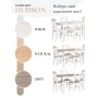 Обеденный комплект Хадсон (стол + 4 стула)/ Hudson Dining Set (mod.0102)