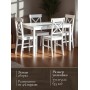 Обеденный комплект Хадсон (стол + 4 стула)/ Hudson Dining Set (mod.0102)