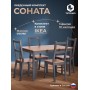 Обеденный комплект Соната (стол + 4 стула) / Sonata dining set
