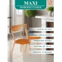 Стул мягкое сиденье/ цвет сиденья - Оранжевый, MAXI (Макси)