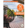 Кресло-качалка PAPASAN/ПАПАСАН w 23/01 B /с подушкой/
