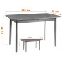 Стол Соната Люкс раздвижной/Sonata Lux extension table