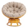 Кресло-качалка Папасан/Papasan (W 23/01 B) /с подушкой/